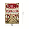Chicken Notice - Vintage Metal Signs(8*12Inch/12*16Inch) - Chicken