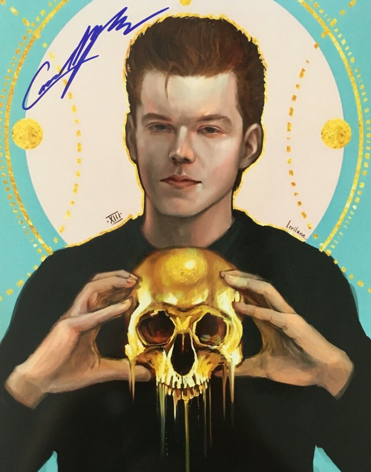 Cameron Monaghan Shameless Gotham Actor Signed 8x10 Autographed Photo Poster painting COA E3