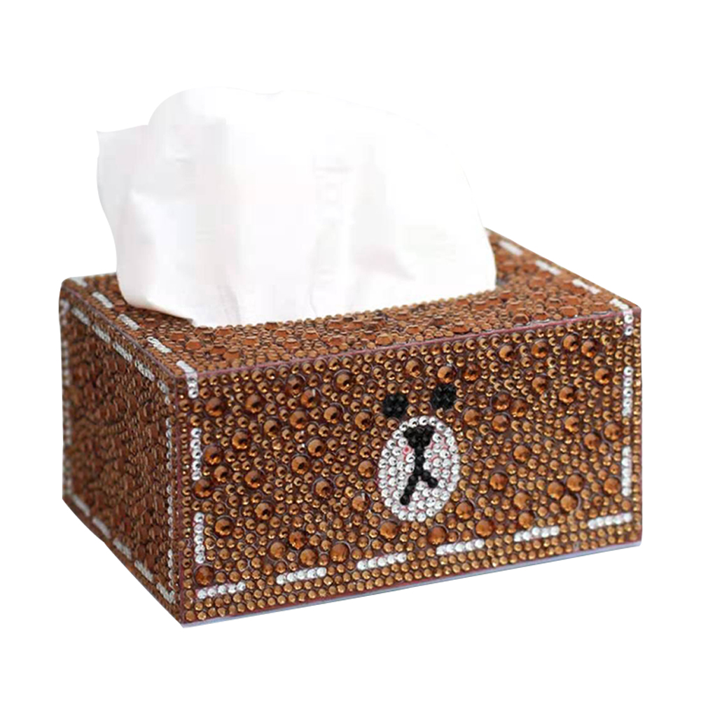 

Bear - 5D DIY Craft Tissue Box, 501 Original