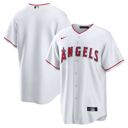 Men's Los Angeles Angels  White Home Replica Team Jersey