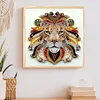 Quilling Lion - speziell geformtes Diamond Painting - 30*30cm