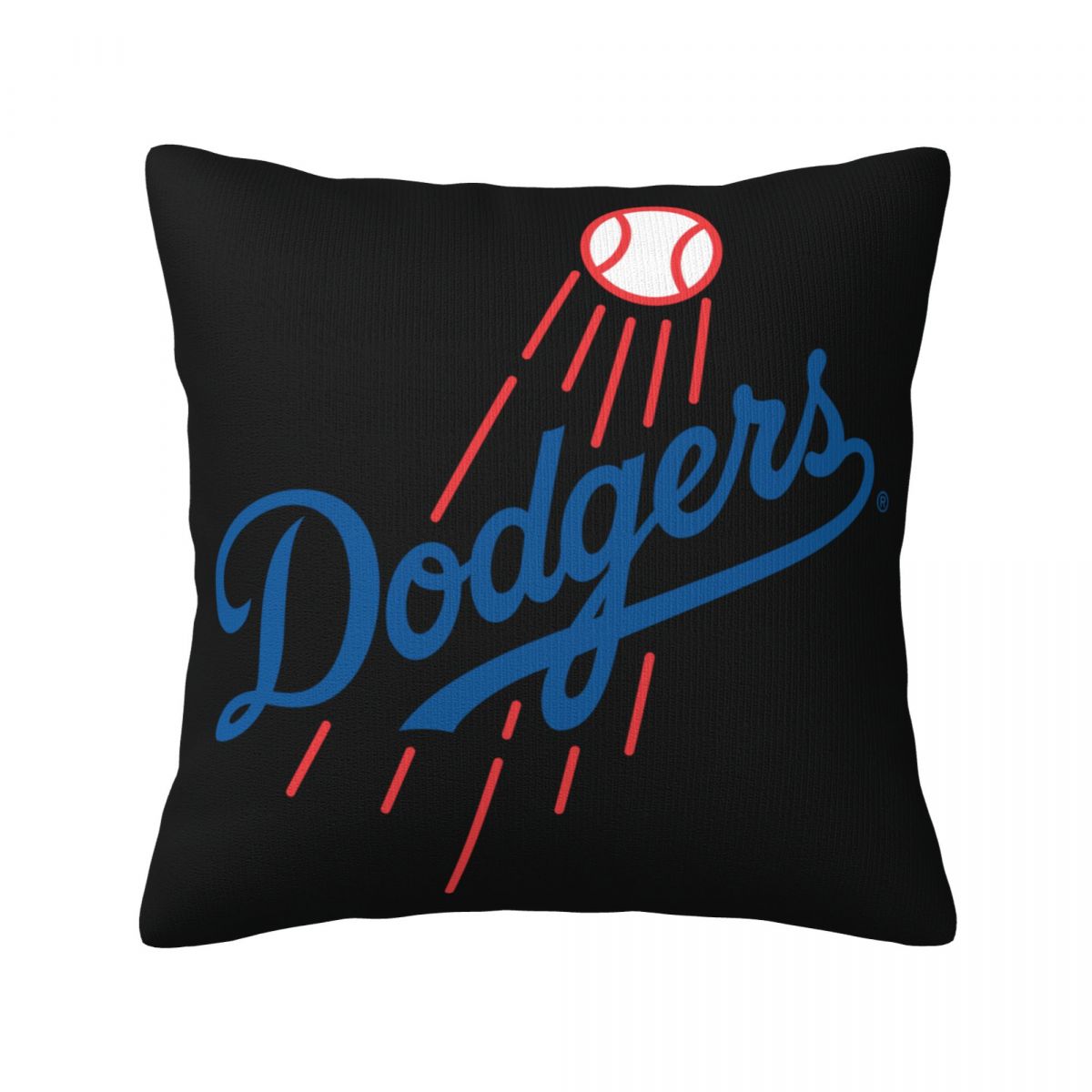 Los Angeles Dodgers Logo Short Plush Cushion for Home Decor