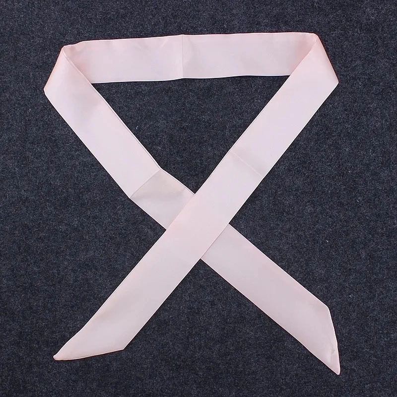 Women’s Minimalist Solid Color Satin Silk Scarves