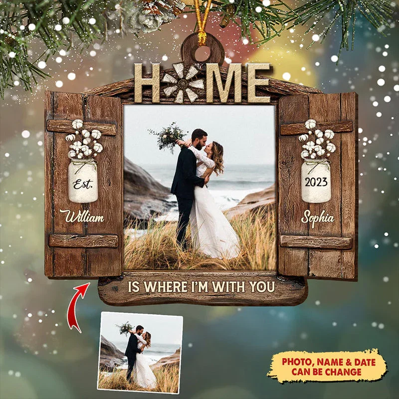 Custom Picture Xmas Customized Wood Ornament