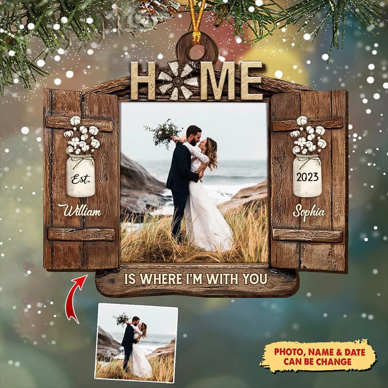Custom Picture Xmas Customized Wood Ornament