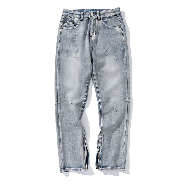 Jeans Men's plus Size Retro Sports Trousers Straight Pants Casual Trousers Men's Men Denim Pants