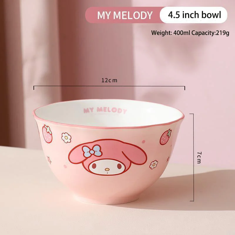 Kawaii Strawberry Tableware Set