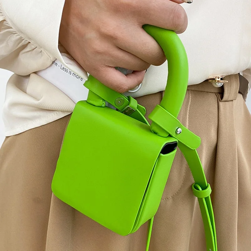 էѧӧܧ 2020 Trend Women Ladies Solid Color Crossbody Handbag PU Leather Zipper Composite Bags Buckle Shoulder Strap Purse