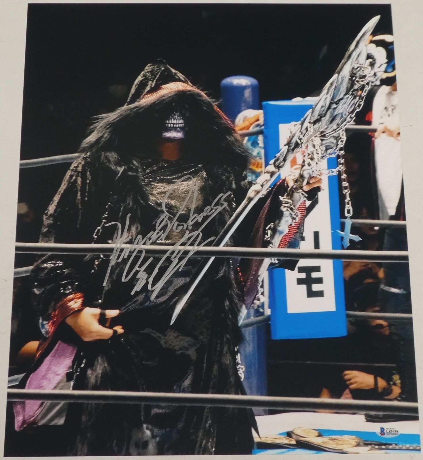 Evil Signed 16x20 Photo Poster painting BAS Beckett COA New Japan Pro Wrestling Picture Auto'd 4