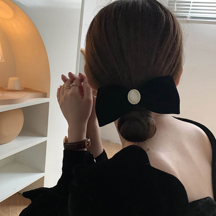 Vintage Elegant Bow Hair Accessory