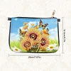(US Local)Special Shape Sunflower Butterfly 5D DIY Diamond Painting Handbag for Art Craft