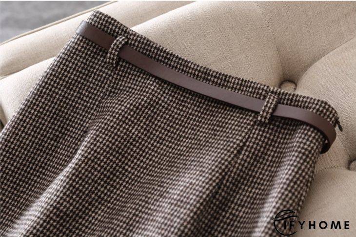 Casual Basic Daily Vintage British Half Long Skirt | IFYHOME