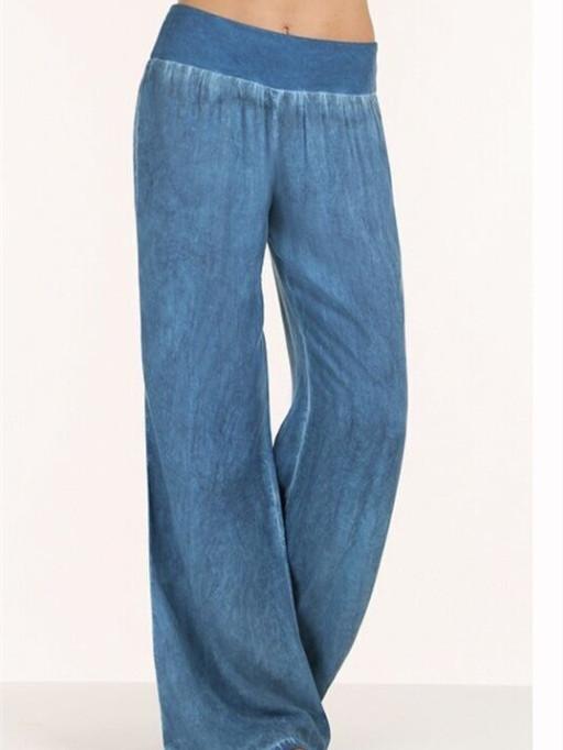 Women Half Sleeve V-neck Solid Color Dress