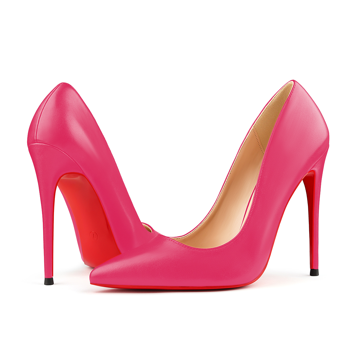 120mm Women's Red Bottom High Heels Party Wedding Matte Pumps-MERUMOTE