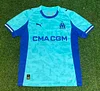 2025/2026 Olympique de Marseille Goalkeeper Lake Blue Football Shirt 1:1 Thai Quality