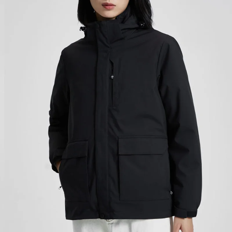 Casual Detachable Waterproof Warm Fleece Jacket
