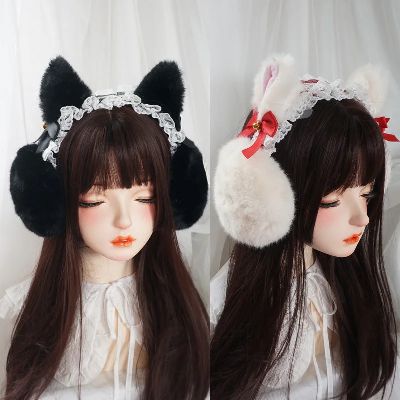 Sophie Neko Ear Muffs 3 Colors Lolita Accessories ON290
