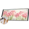 Pink Tulips-Paint by Numbers Acrylic Painting 80*30CM