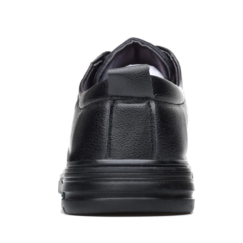 Genuine Leather Men Shoes Casual Luxury Brand Soft Mens Sneakers Breathable Lace up Moccasins Male Driving Shoes Zapatos Hombre