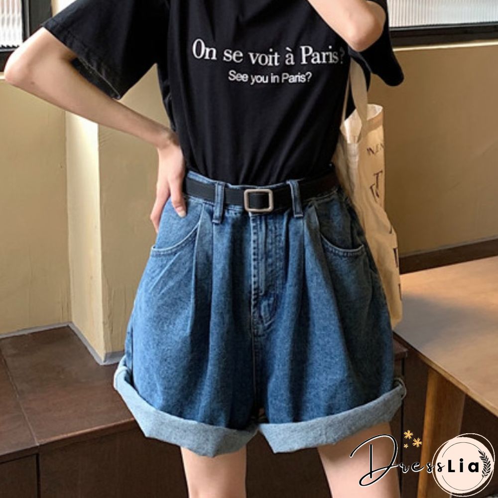 Vintage Casual Denim Shorts