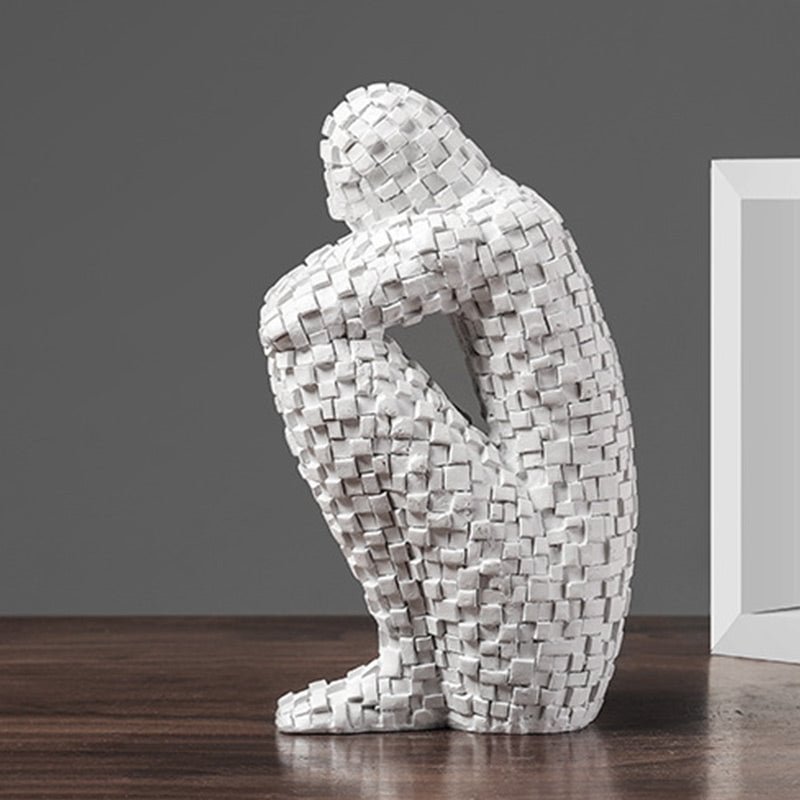 Mosaic Character Bookend Home Desk Decoration