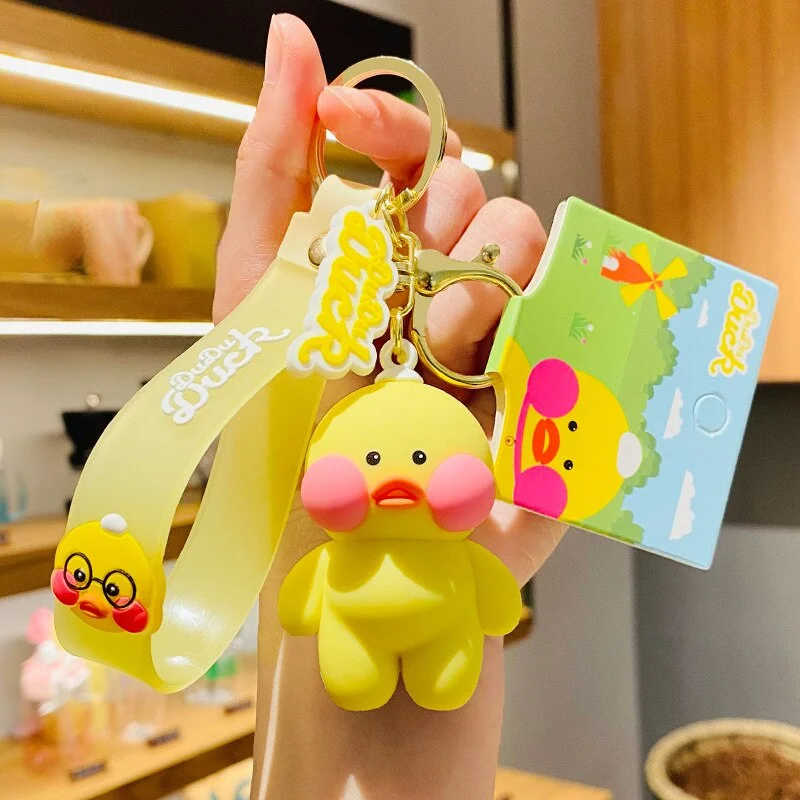 Creative Duck Cute Keychain Bag Pendant Holiday Gift