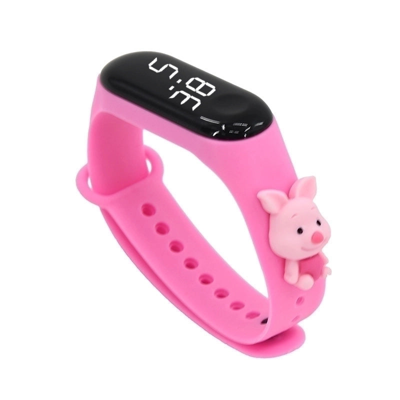Princess Minimalist Cartoon Strawberry Electronic Kids Watches
