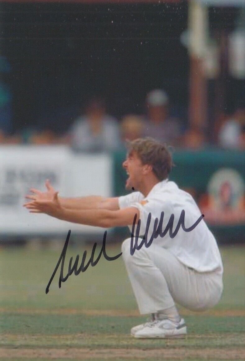 PHIL TUFNELL HAND SIGNED 6X4 Photo Poster painting ENGLAND CRICKET AUTOGRAPH 2