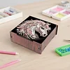 Diamond Painting Wooden Jeweled Horse 4 Slots Diamond Painting Storage Box for Adult Beginner