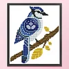 Blue Bird On Branch-14CT Stamped Cross Stitch 16*18cm/6.3*7.09in tapestrymarket