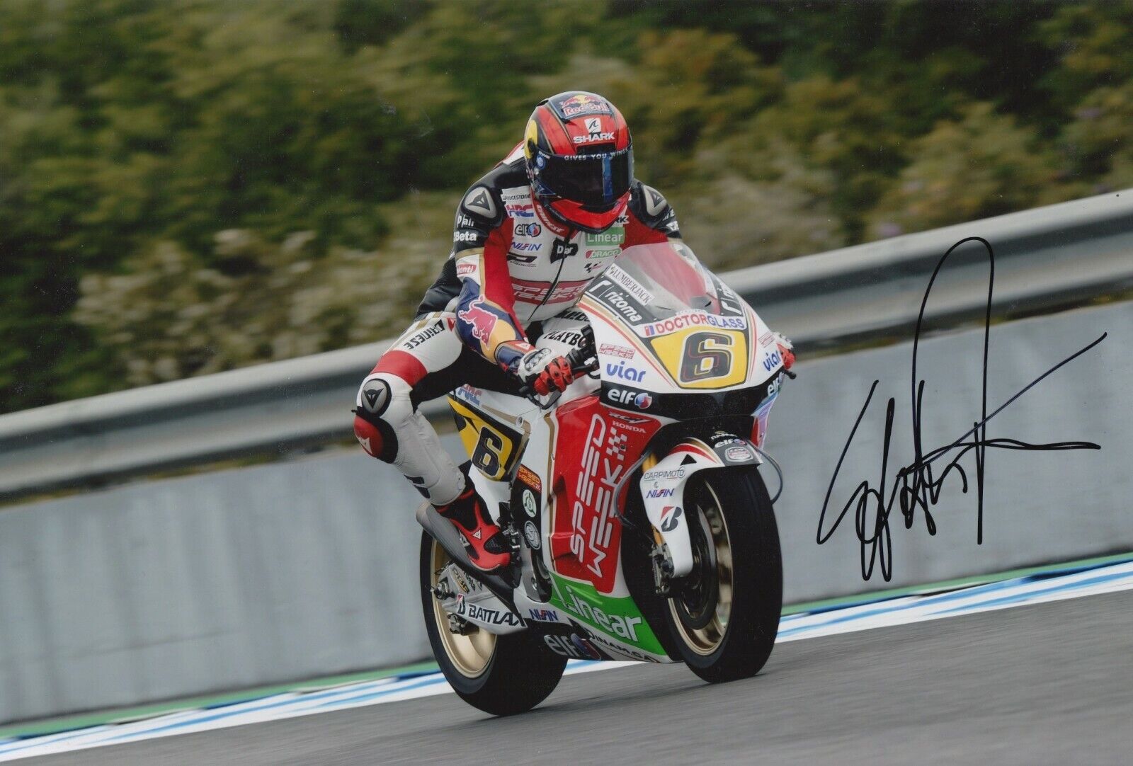 Stefan Bradl Hand Signed 12x8 Photo Poster painting - MotoGP Autograph 5.