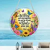 Letters DIY Diamond Painting Acrylic Special Shape Pendant Hanging Kit