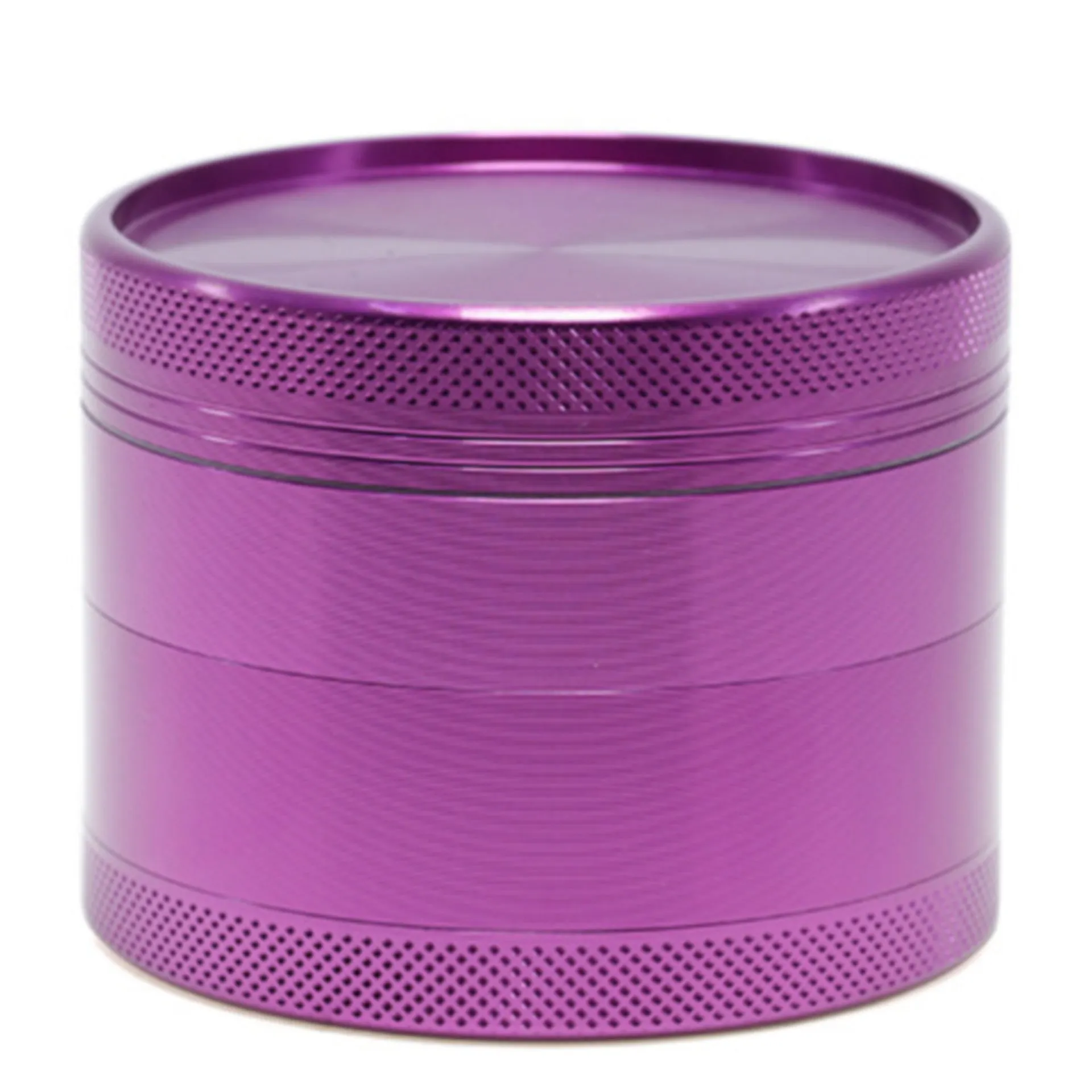 63MM Aluminum Alloy 4 Part Upper Cover Concave Grinder-Purple
