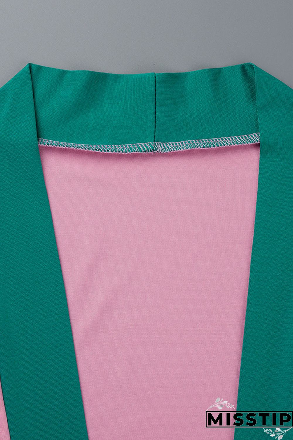 Blue Fashion Casual Solid Patchwork O Neck Plus Size Two Pieces