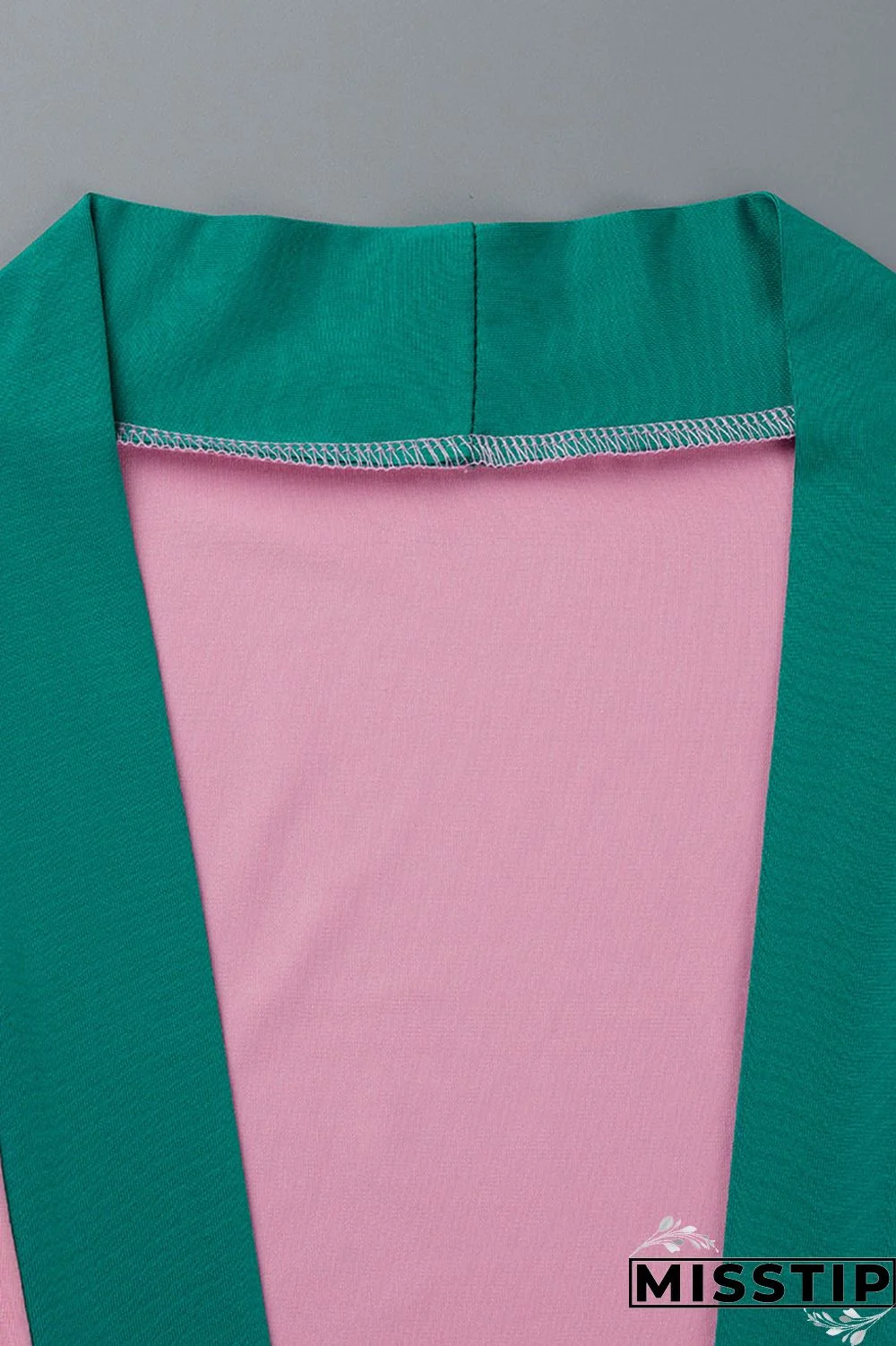 Blue Fashion Casual Solid Patchwork O Neck Plus Size Two Pieces