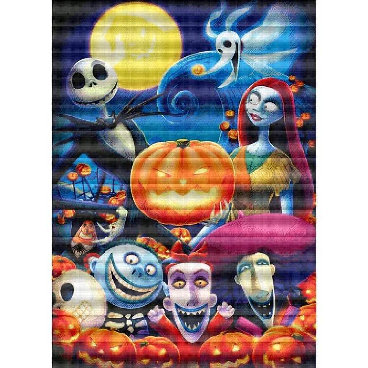 Jack Sally and Friends 11CT Counted Cross Stitch 40*56CM