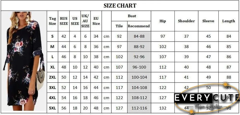 Women Chiffon Floral Print Mini Dress Boho Beach Half Sleeve Elegant Dress Black Dresses
