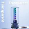 Colorful plug-in mini USB glass bottle night light for car, dormitory, desktop, creative car ambient light