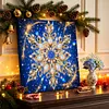 DIY Special Shape Diamond Painting Pearl Art With Inner Frame Kit 25x25cm(Snowflake)