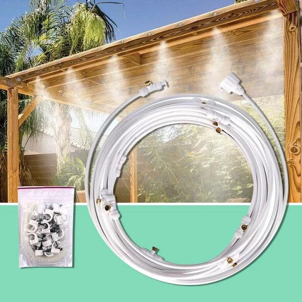 Outdoor Misting Cooling System、、sdecorshop