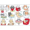 Diamond Painting-DIY 2pcs New Stickers Decoration Cat