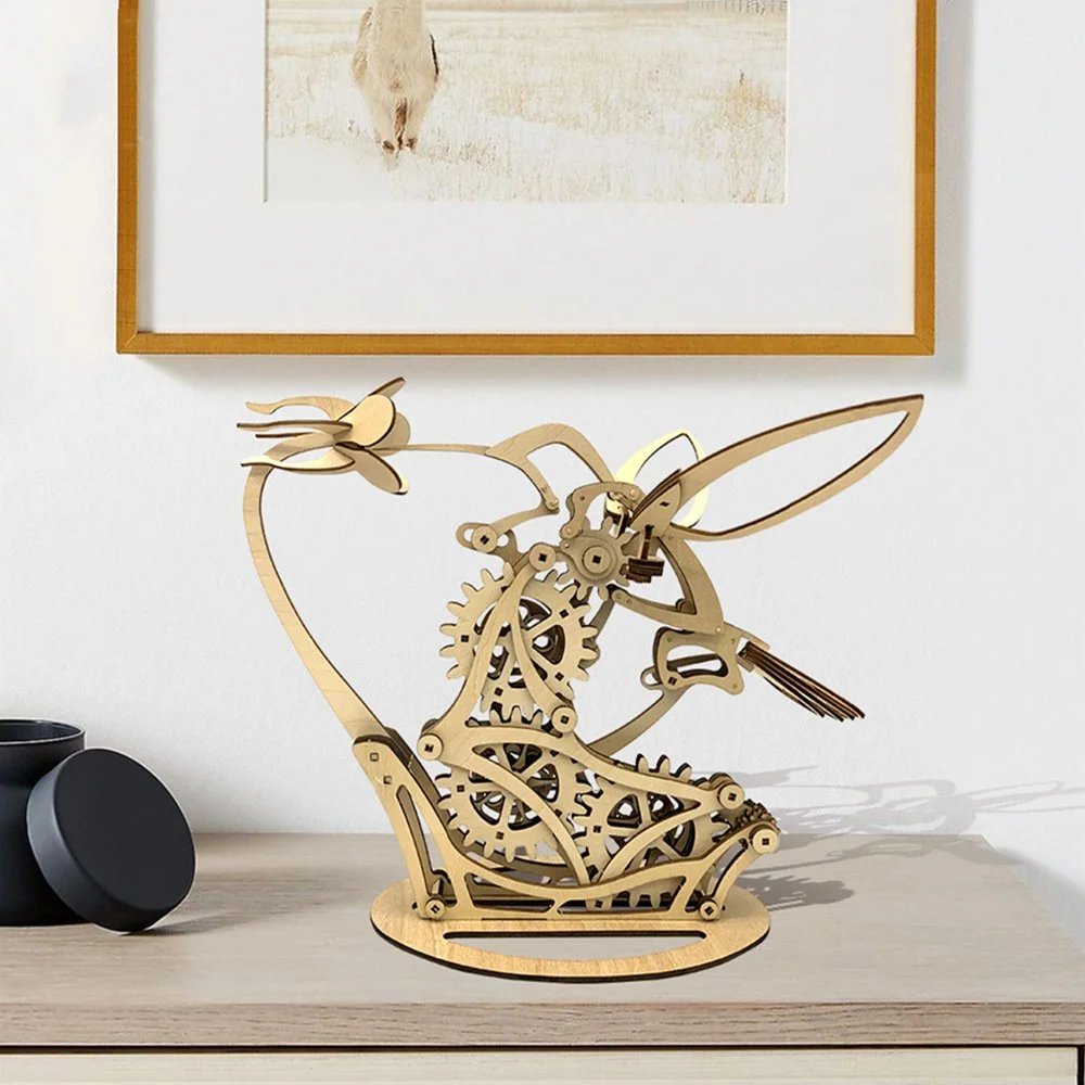 3D Wooden Mechanical Hummingbird | IFYHOME