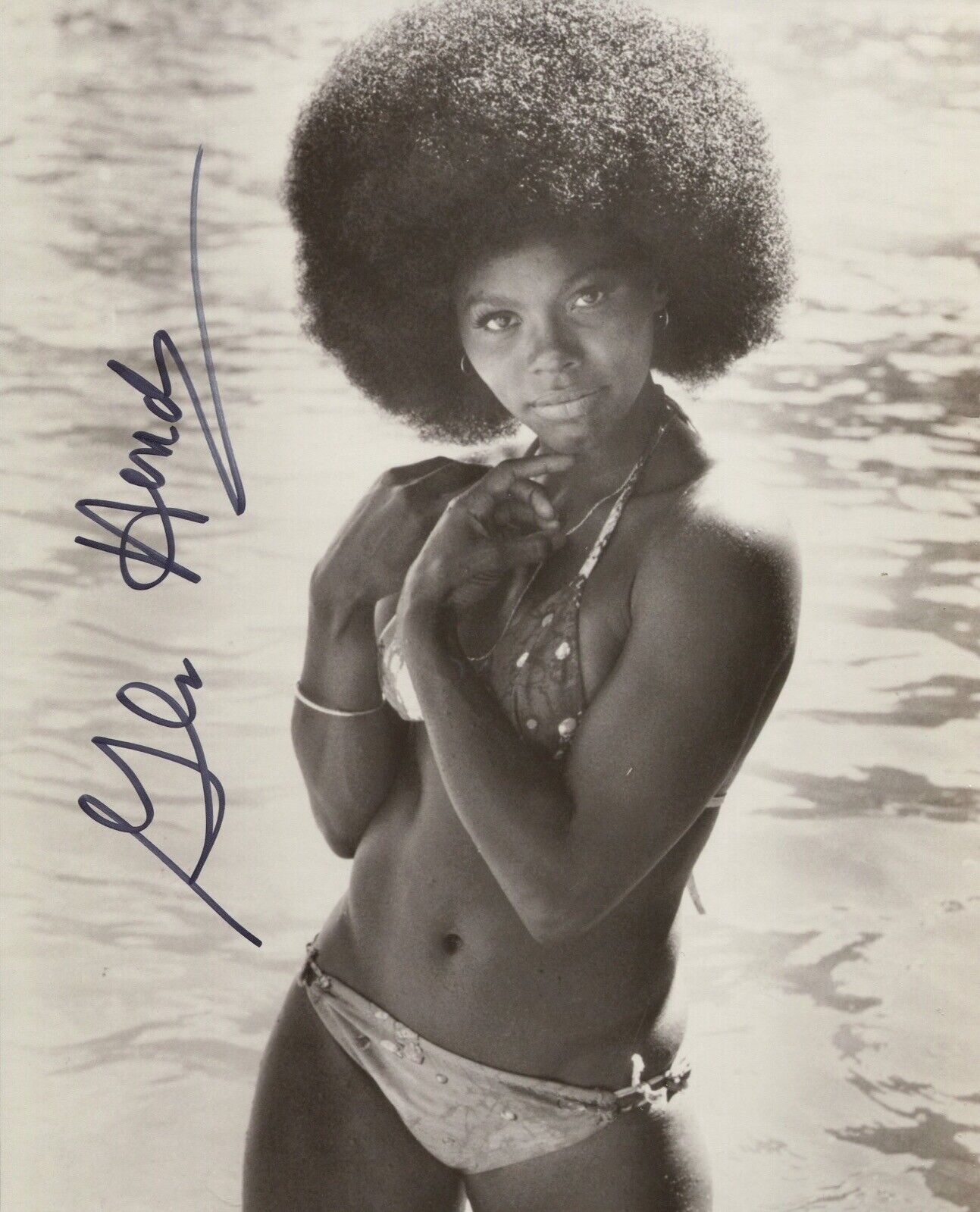 007 Bond girl Gloria Hendry signed Live & Let Die Photo Poster painting - No3