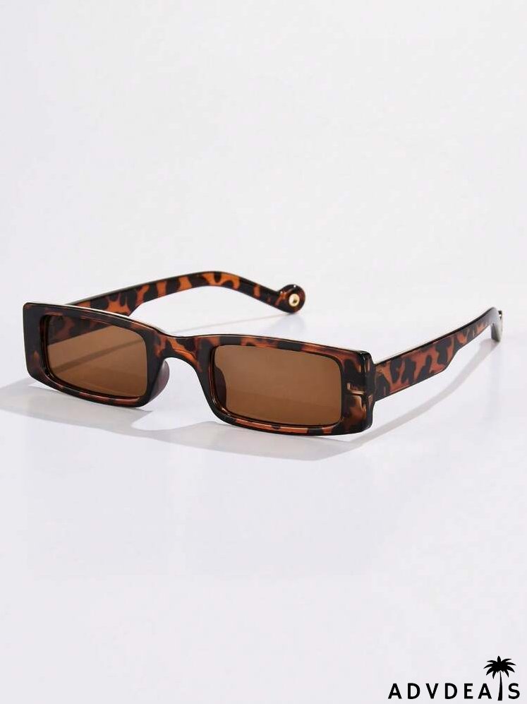 Square Frame Tinted Lens Sunglasses