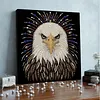 (30x30cm)DIY Eagle Pearl Painting Kit With Inner Frame Home Decor