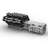 V12 Engine with Gearbox Mk2 Sci-fi Engine Model Building Blocks Toy Set MOC-43833