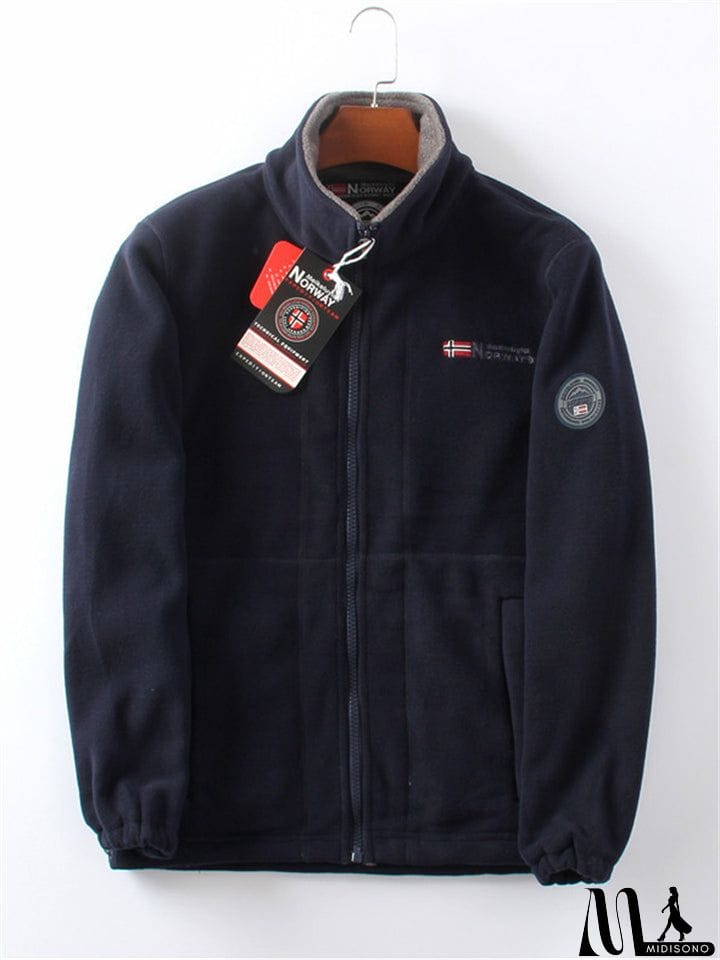 MidiSono - Men's Cozy Double-Sided Plush Winter Thermal Coat