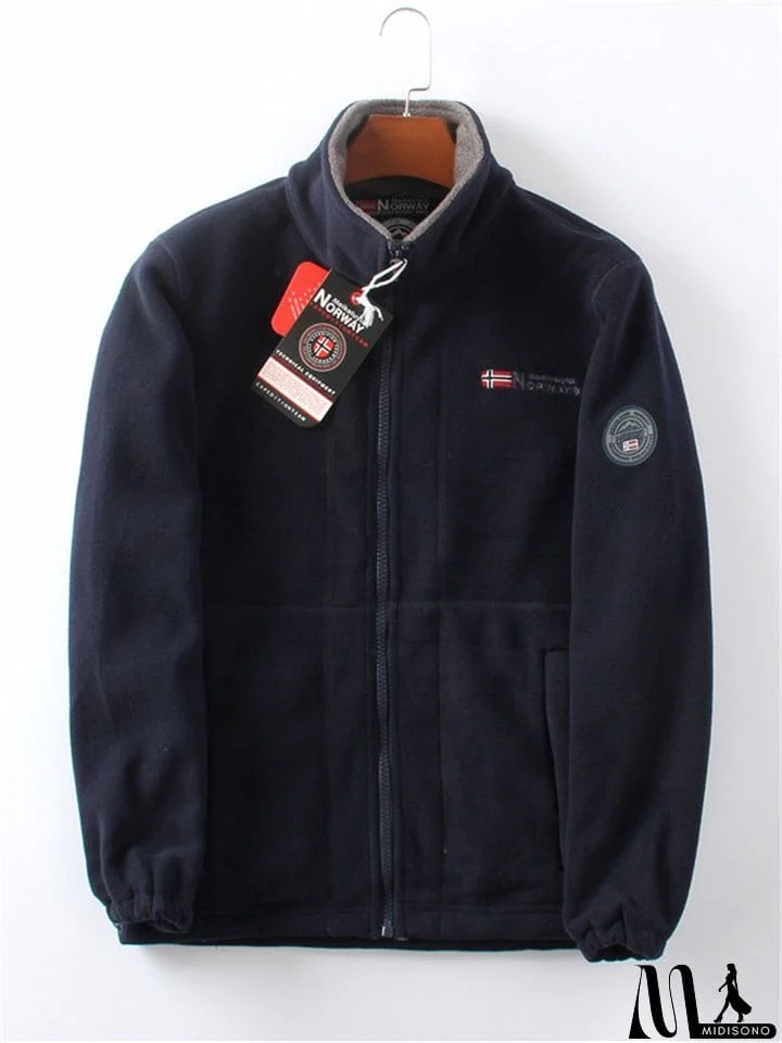 MidiSono - Men's Cozy Double-Sided Plush Winter Thermal Coat