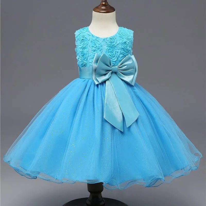Elegant Kids Dresses for Girls 6-14 Years Teenager Girls Princess Formal Party Long Gown Embroidery Lace Flower Girls Dress