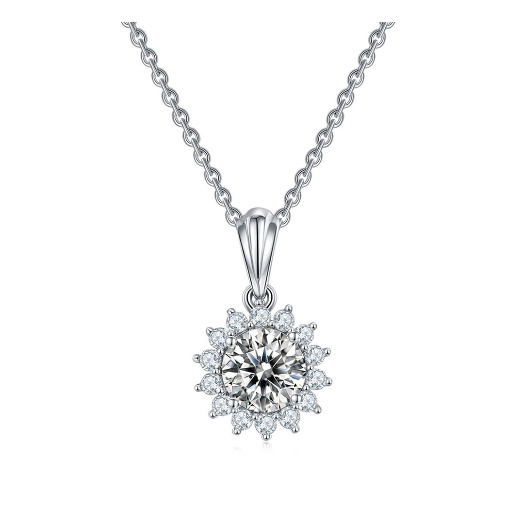 Moissanite Diamonds 1ct  Necklaces